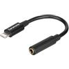 Saramonic Cavo adattatore da connettore Lightning Apple a jack audio TRRS femmina da 3,5 mm, 7,6 cm (SR-C2002)