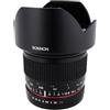 Rokinon Obiettivo ultra grandangolare F2.8 ED AS NCS CS da 10 mm per fotocamere digitali Fuji X Mount (10M-FX), nero
