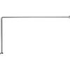 Gedy Telaio Angolare per Tenda Doccia 80x170cm in Alluminio Anodizzato, Bastone Angolare per Tenda Doccia, Fissaggio a Pressione Senza Forare, Asta Angolare per Tenda Doccia Bagno da 240cm