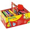Giotto be-bè Giotto Bebe', Schoolpack Da 36 Matitoni + 3 Appuntamatitoni, 7 mm, Colori Vivaci