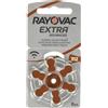Rayovac Extra Batterie Acustiche Zinco Aria Formato 312 Value Pack da 60