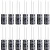 Allecin Condensatori Elettrolitici 220uF 25V Condensatore Elettrolitico in Alluminio 220