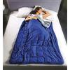 Kanguru Coperta gravitazionale Calmya 10,5 - usa il peso per facilitare il sonno ed il rilassamento. Pesante 10,5kg - 180x120cm, x uso individuale, con sfere di vetro anallergiche, grigio/blu