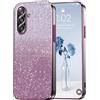 Panxcase Glitter Cover per Samsung Galaxy A17 5G/4G - Custodia Trasparente Bling Disegni
