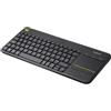 Logitech K400 Plus Tastiera Wireless Touch TV Facili Controlli Multimediali e