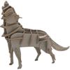 Fridolin Modello di carta 3D, Wolf, 11 x 9,5 cm