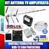 B_KIT KIT ANTENNA TV AMPLIFICATA DIGITALE TERRESTRE ESTERNA DVB-T2 CON PUNTATORE