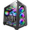 Mars Gaming MCV3, Torre Gaming Custom XXL E-ATX, Finestra Vetro Temperato Fronta