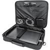 ‎MANHATTAN Manhattan Cambridge Clamshell Laptop Bag 15.6 Inches Black