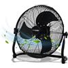 Krimex Ventilatore da Terra 100 Watt Inclinabile 3 Velocità da Pavimento in