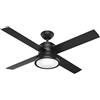Hunter Ventilatore da Soffitto con Telecomando Loki Nero Ventilatore Illuminazione E27