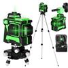 Livella Laser Verde Autolivellante 360 Professionale, 3D a 12 Linee 4800Mah Bat