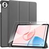 Heioloo Custodia per Honor Pad 10 12.1" 2025 Cover in Pelle Case, + [1 Pezzi] Vetro Temp