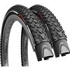 Fincci Copertoni MTB 27.5 x 2,10 Pollici - Coppia Riflettente Pieghevole Pneumat