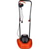 BLACK+DECKER RASAERBA A Cuscino d'Aria 1200 W - AMPIEZZA di Taglio 30CM, Compatto E Leggero + 10 Lame in Dotazione BEMWH551-QS