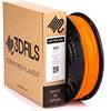 3DFILS - Filamento flessibile per stampa 3D eFil TPU 60D: 1,75 mm, 1 kg, arancione