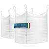 BIBODU Sacchi Big Bag 1000 kg (2 UNITÁ) | Sacchi per Macerie 90x90x90 cm | Cesta