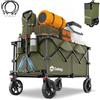 Sekey XXL Plus Carrello Pieghevole con Freni 200L 150KG, Carrello da Giardino co