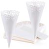 ZOOMPIL 50pcs Coni Portariso Matrimonio Coni Portariso Portaconfetti per Ma