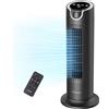 DR.PREPARE Ventilatore Silenzioso 25dB Motore DC 12W 8 Velocità 7m/s Timer 8H Os