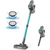 YISORA Aspirapolvere verticale wireless, aspirapolvere a bastone ultra leggero 20Kpa...