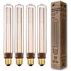 greenandco 4x Lampadina Vintage Edison LED dimmerabile | E27 T30 | claro | 2,3W