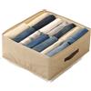 Cassettiera Pieghevole Non Tessuto per Organizzazione Armadio Doppia Design