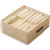 Cassettiera Pieghevole Non Tessuto per Organizzazione Armadio Doppia Design