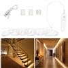 Hoobabuy Striscia LED con Sensore Movimento e Sensore Luce, Batteria Ricaricabile, Rileva