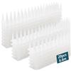 Kokmeya Dissuasori Piccioni Plastica (6,6m, 20 pz, Trasparente) - Kit con 40 Viti & 40 F