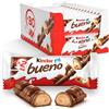 Kinder Bueno - Snack al Cioccolato e Nocciola, un Wafer Ripieno di Crema alle Nocciole Ricoperto di Cioccolato Kinder, Pacco da 30 Confezioni