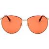 GUESS Occhiali da sole Donna Ovale Solido - (GU7675-D 32E 60 S |60| Lenti Colore Arancione), arancione