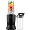 Nutribullet Turbo Blender nero - Potente fondo motore da 1000 W e lama rimovibile rapida - Mescola senza sforzo frutta congelata, noci e ghiaccio - con bicchiere da 700 ml e coperchio da 500