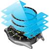 CAUHENYEE Pellicola Protettiva per Huawei Watch GT 6 Pro 46mm Vetro temperato, 3