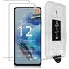 Datree 2 Pezzi per Xiaomi Redmi Note 12 Pro/Note 12 Pro Plus Pellicola Vetro Tem