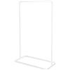 Compactor Kazan Stender Singolo Appendiabiti, Metallo, 100 x 48 x 160 cm, Bianco, RAN11061