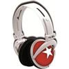 Nilox 10NXCUER00003 - Cuffie (Circumaural, 20-20000 Hz, 108 dB, Cablato, 1,25 m, 160 g) Rosso, colore bianco