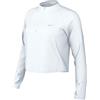Nike Maglietta da Donna W Nk Tempo DF Hz TP White/Reflective Silv, M