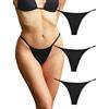 KUKU PANDA Perizoma da Donna Sexy Hot Filo Tanga Mutande in Cotone Senza Cuciture Intimo