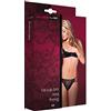 Kiss Me, dicono le donne seducente Lacy Quarter s-Reggiseno sportivo, colore: nero, taglia: XL
