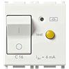Vimar Serie piatto - Interruttore magnetotermico differenziale 1 polo + neutro C16 6 MA Bianco