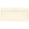 Ideal Standard - Ultra Flat S i.life, Piatto doccia rettangolare 140x70 in resina, Piletta di scarico lato lungo, Finitura opaca effetto pietra, Sabbia