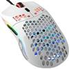 Glorious Gaming Model O- (Piccolo) Mouse da gaming compact wired - Superleggero 58 g, a nido d'ape, RGB, sensore Pixart 3360, ambidestro, Omron Switches - Bianco lucido
