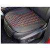 BREMER SITZBEZÜGE Coprisedile in ecopelle nero con cuciture rosse, compatibile con Mercedes Classe GLA H247, coprisedile per auto, OT402