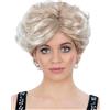Smiffys Parrucca da principessa anni '90, costume anni '90, parrucche per travestimento anni '90