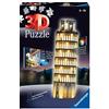 Ravensburger Italy- Torre di Pisa Puzzle, 3D Building, Night Edition, 12515