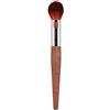 DR. BOTANICALS Highlighter Brush Bionic Synthetic Hair Recycled Aluminium Coffee & Corn manico 1 U per make-up professionale, per un'applicazione precisa e uniforme