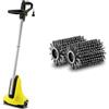 Kärcher Pcl 4 Lavasuperfici - 10 Bar, 0,6 Kw, 800 Giri Al Minuto - Adatta Alla Pulizia Di Terrazze E Vialetti & 26441210 Set Di Due Rulli, Compatibili Con La Patio Cleaner Pcl 4 Kärcher