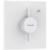 hansgrohe DuoTurn E - Rubinetto per doccia incasso per 1 utenza, Miscelatore monocomando quadrato per iBox universal 2, bianco opaco