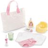 Corolle - Cofanetto accessori per pannolini Tulipani, accessorio per bambole, 36 cm, dai 2 anni, 9000142180